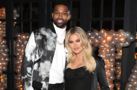 LOS ANGELES, CA - MARCH 10:  Tristan Thompson and Khloe Kardashian pose for a photo as Remy Martin celebrates Tristan Thompson's Birthday at Beauty & Essex on March 10, 2018 in Los Angeles, California.  (Photo by Jerritt Clark/Getty Images for Remy Martin )