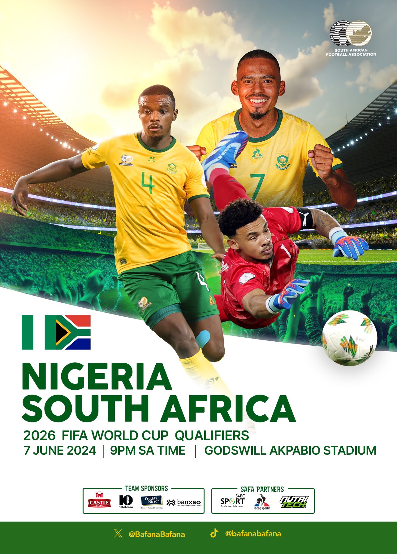 [2026 WC QUALIFIERS]: Bafana Bafana Ready For Clash With Nigeria 