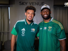 Bafana-Bafana-captain-Ronwen-Williams-and-Springbok-captain-Siya-Kolisi