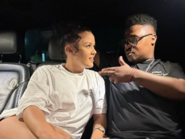Mlindo and girlfriend