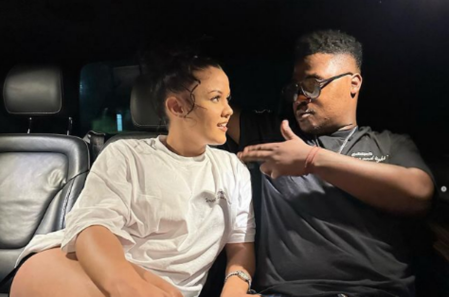 Mlindo and girlfriend
