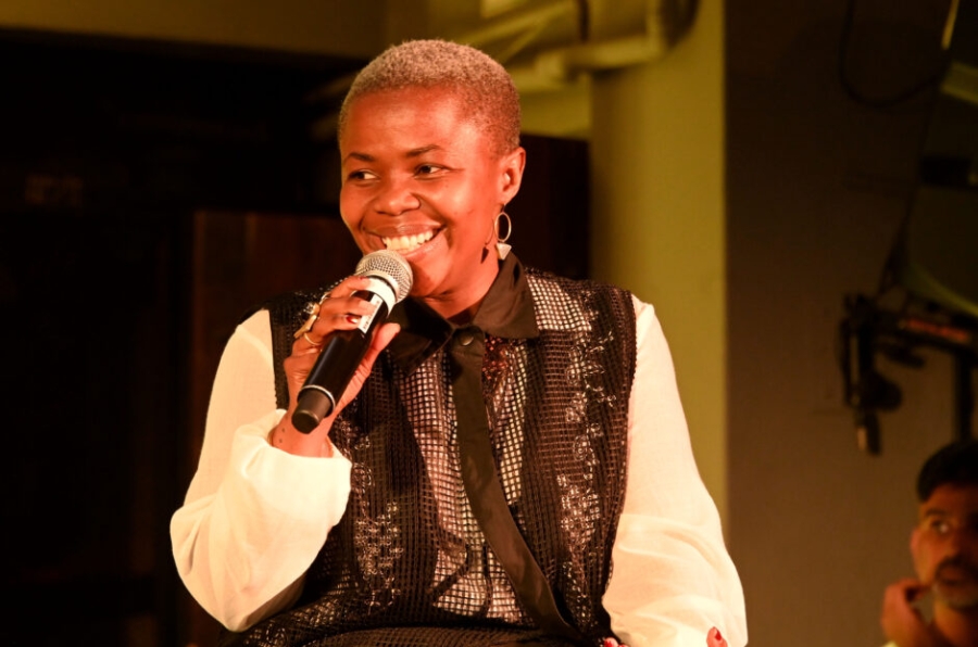 JOHANNESBURG, SOUTH AFRICA - SEPTEMBER 15: Zolani Mahola during the 'Where You Are' new anthem release at Untitled Basement on September 15, 2026 in Johannesburg, South Africa. Zakes Bantwini and Zolani Mahola launch their new musical collaboration ahead of its official release. (Photo by Gallo Images/Oupa Bopape).